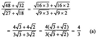 RD Sharma Class 9 Solutions Chapter 3 Rationalisation MCQS Q16.2