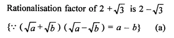 RD Sharma Class 9 Solutions Chapter 3 Rationalisation MCQS Q4.1