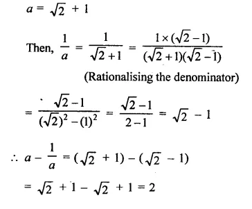 RD Sharma Class 9 Solutions Chapter 3 Rationalisation VSAQS Q6.1