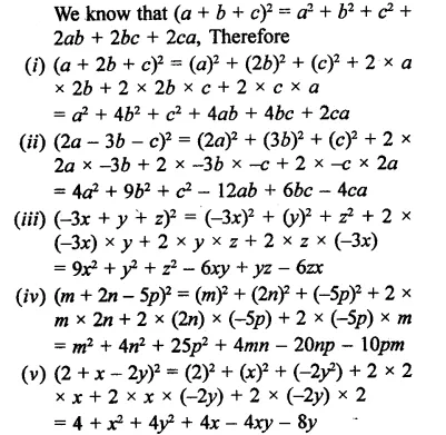 RD Sharma Class 9 Solutions Chapter 4 Algebraic Identities Ex 4.2 Q1.2