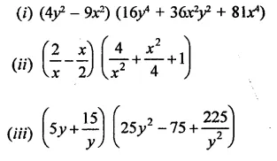 RD Sharma Class 9 Solutions Chapter 4 Algebraic Identities Ex 4.4 Q6.1