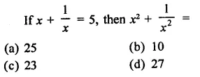 RD Sharma Class 9 Solutions Chapter 4 Algebraic Identities MCQS Q1.1