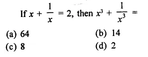 RD Sharma Class 9 Solutions Chapter 4 Algebraic Identities MCQS Q2.1