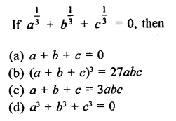 RD Sharma Class 9 Solutions Chapter 4 Algebraic Identities MCQS Q21.1