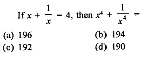 RD Sharma Class 9 Solutions Chapter 4 Algebraic Identities MCQS Q3.1