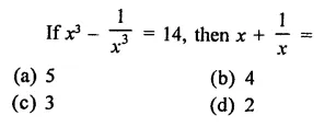 RD Sharma Class 9 Solutions Chapter 4 Algebraic Identities MCQS Q7.1