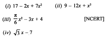 RD Sharma Class 9 Solutions Chapter 6 Factorisation of Polynomials Ex 6.1 Q2.1