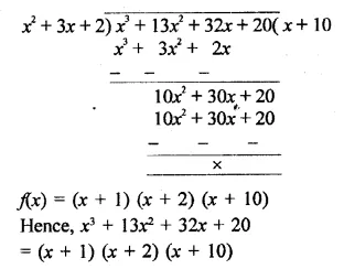 RD Sharma Class 9 Solutions Chapter 6 Factorisation of Polynomials Ex 6.5 Q11.2