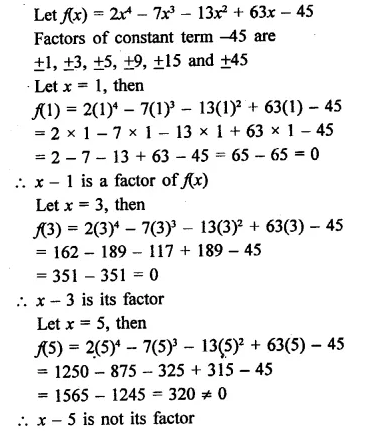 RD Sharma Class 9 Solutions Chapter 6 Factorisation of Polynomials Ex 6.5 Q18.1