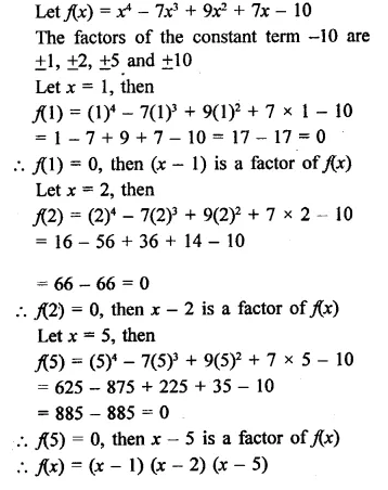 RD Sharma Class 9 Solutions Chapter 6 Factorisation of Polynomials Ex 6.5 Q4.1