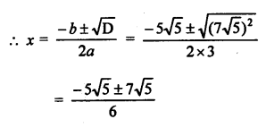 RS Aggarwal Class 10 Solutions Chapter 10 Quadratic Equations Test Yourself 26