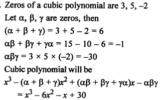 RS Aggarwal Class 10 Solutions Chapter 2 Polynomials Test Yourself 8