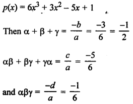 RS Aggarwal Class 10 Solutions Chapter 2 Polynomials Test Yourself 9