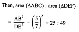 RS Aggarwal Class 10 Solutions Chapter 4 Triangles MCQS 44