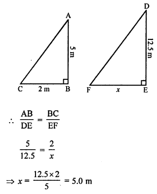 RS Aggarwal Class 10 Solutions Chapter 4 Triangles MCQS 6