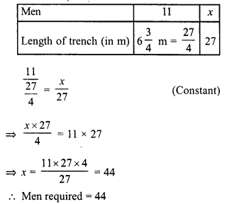 RD Sharma Class 8 Solutions Chapter 10 Direct and Inverse variations Ex 10.1 23