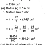 RD Sharma Class 9 Solutions Chapter 21 Surface Areas and Volume of a Sphere Ex 21.1 1.1