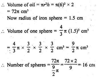 RD Sharma Class 9 Solutions Chapter 21 Surface Areas and Volume of a Sphere Ex 21.2 28.1
