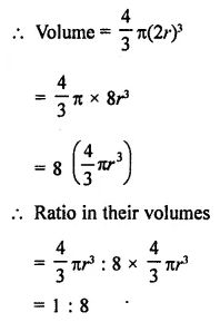 RD Sharma Class 9 Solutions Chapter 21 Surface Areas and Volume of a Sphere Ex 21.2 9.1