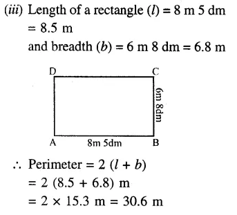 RS Aggarwal Class 6 Solutions Chapter 21 Concept of Perimeter and Area Ex 21A Q1.2