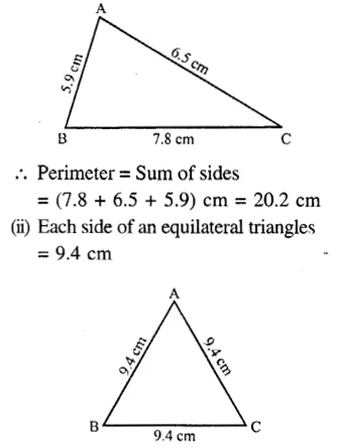 RS Aggarwal Class 6 Solutions Chapter 21 Concept of Perimeter and Area Ex 21A Q9.1
