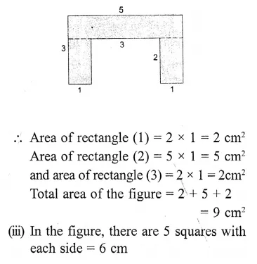 RS Aggarwal Class 6 Solutions Chapter 21 Concept of Perimeter and Area Ex 21D Q17.2