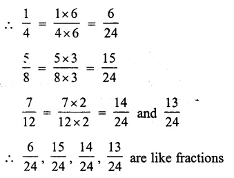 RS Aggarwal Class 6 Solutions Chapter 5 Fractions Ex 5D 3.1