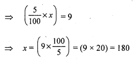 RS Aggarwal Class 7 Solutions Chapter 10 Percentage CCE Test Paper 12
