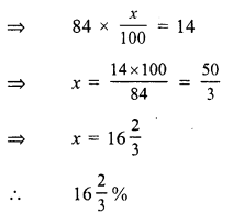 RS Aggarwal Class 7 Solutions Chapter 10 Percentage Ex 10A 16