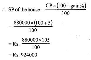 RS Aggarwal Class 7 Solutions Chapter 11 Profit and Loss Ex 11A 10