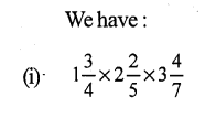 RS Aggarwal Class 7 Solutions Chapter 2 Fractions CCE Test Paper 7