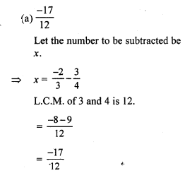 RS Aggarwal Class 7 Solutions Chapter 4 Rational Numbers CCE Test Paper 12