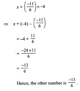 RS Aggarwal Class 7 Solutions Chapter 4 Rational Numbers CCE Test Paper 4
