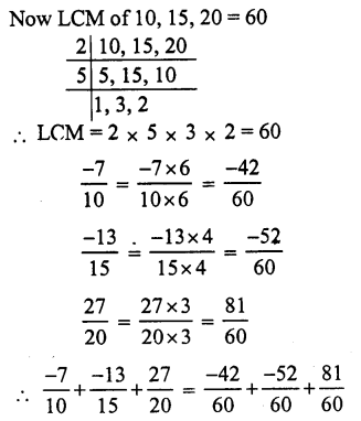 RS Aggarwal Class 7 Solutions Chapter 4 Rational Numbers Ex 4C 18
