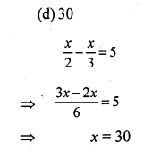 RS Aggarwal Class 7 Solutions Chapter 7 Linear Equations in One Variable CCE Test Paper 7