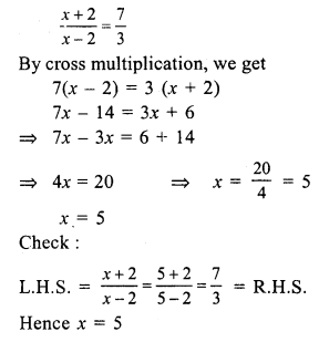 RS Aggarwal Class 7 Solutions Chapter 7 Linear Equations in One Variable Ex 7A 34