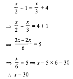 RS Aggarwal Class 7 Solutions Chapter 7 Linear Equations in One Variable Ex 7C 5