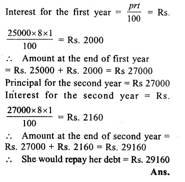 RS Aggarwal Class 8 Solutions Chapter 11 Compound Interest Ex 11A 4.1