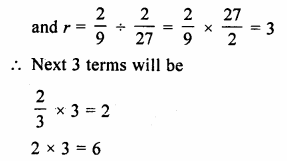 Selina Concise Mathematics Class 10 ICSE Solutions Chapter 11 Geometric Progression Ex 11A Q11.1