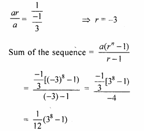 Selina Concise Mathematics Class 10 ICSE Solutions Chapter 11 Geometric Progression Ex 11D Q17.1