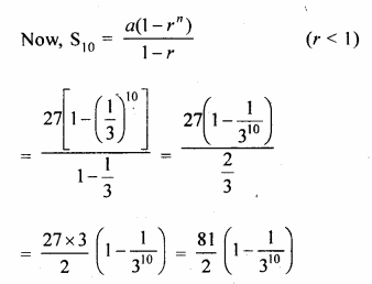 Selina Concise Mathematics Class 10 ICSE Solutions Chapter 11 Geometric Progression Ex 11D Q3.2