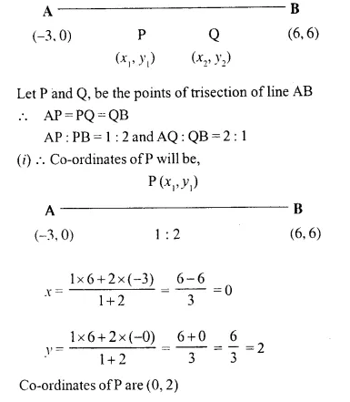 Selina Concise Mathematics Class 10 ICSE Solutions Chapter 13 Section and Mid-Point Formula Ex 13A Q14.1
