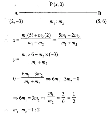 Selina Concise Mathematics Class 10 ICSE Solutions Chapter 13 Section and Mid-Point Formula Ex 13A Q2.1