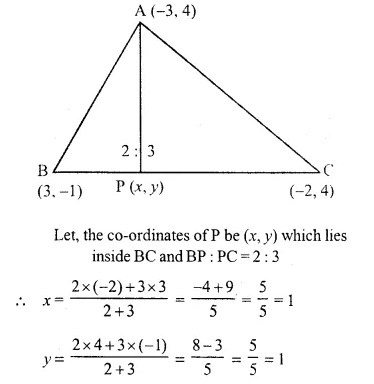 Selina Concise Mathematics Class 10 ICSE Solutions Chapter 13 Section and Mid-Point Formula Ex 13A Q20.1