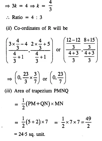Selina Concise Mathematics Class 10 ICSE Solutions Chapter 13 Section and Mid-Point Formula Ex 13A Q23.2