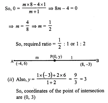 Selina Concise Mathematics Class 10 ICSE Solutions Chapter 13 Section and Mid-Point Formula Ex 13A Q25.1