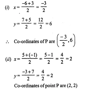 Selina Concise Mathematics Class 10 ICSE Solutions Chapter 13 Section and Mid-Point Formula Ex 13B Q1.1