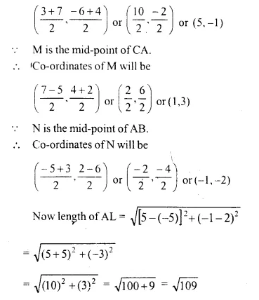 Selina Concise Mathematics Class 10 ICSE Solutions Chapter 13 Section and Mid-Point Formula Ex 13B Q7.2