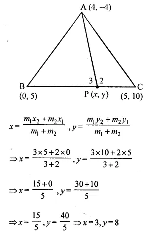 Selina Concise Mathematics Class 10 ICSE Solutions Chapter 13 Section and Mid-Point Formula Ex 13C Q1.1