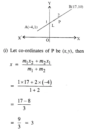 Selina Concise Mathematics Class 10 ICSE Solutions Chapter 13 Section and Mid-Point Formula Ex 13C Q12.1